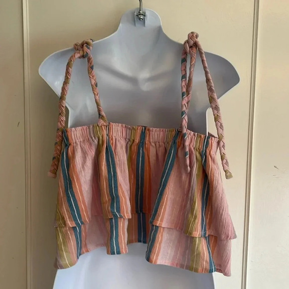 SHOW ME YOUR MUMU boho cropped top. $114US  $ 150 CAD - Picture 7 of 12
